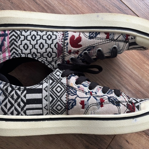 Keen Elsa IV Aztec Southwestern Multicolor Geometric Woven Sneakers Size 9.5 EUC - Picture 7 of 8